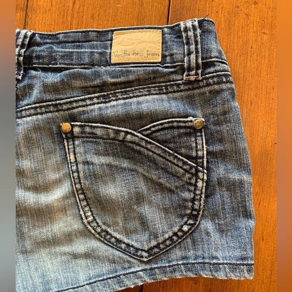 Vanilla Star Denim Shorts Tulip Pockets 7 - Picture 3 of 7